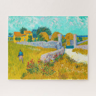 Farmhouse in Provence by Vincent van Gogh Jigsaw Puzzle