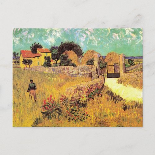 Farmhouse in Provence by Vincent van Gogh Postcard