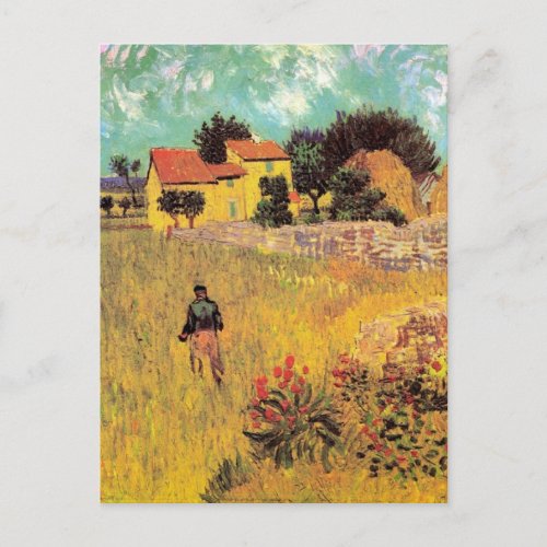 Farmhouse in Provence by Vincent van Gogh Postcard