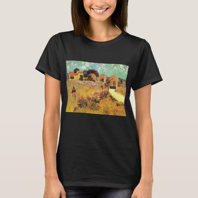 Farmhouse in Provence by Vincent van Gogh T-Shirt (Front)