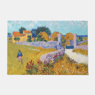 Farmhouse in Provence, Van Gogh Doormat