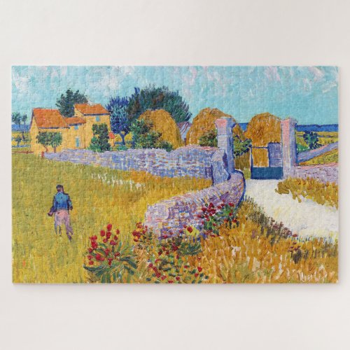 Farmhouse in Provence Van Gogh Jigsaw Puzzle