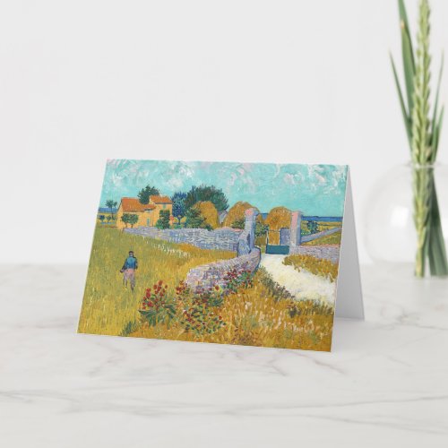 Farmhouse in Provence Van Gogh Thank You Card