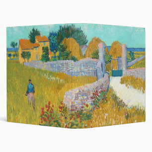 Farmhouse in Provence - Vincent van Gogh 3 Ring Binder