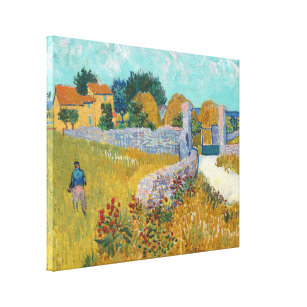 Farmhouse in Provence   Vincent Van Gogh Canvas Print