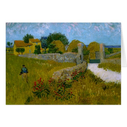 Farmhouse in Provence, Vincent van Gogh Cards (Front Horizontal)