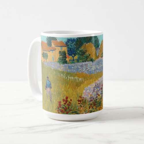 Farmhouse in Provence  Vincent Van Gogh Coffee Mug