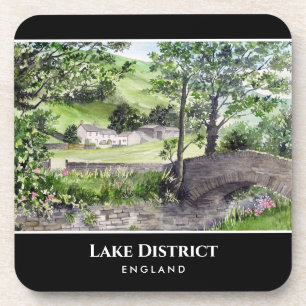 Farmhouse in St Johns in the Vale Lake District Beverage Coaster