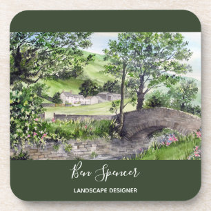 Farmhouse in St Johns in the Vale Lake District Beverage Coaster
