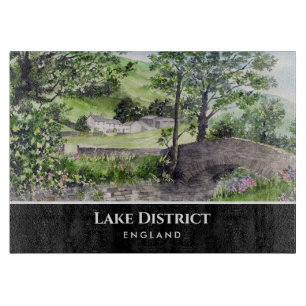 Farmhouse in St Johns in the Vale Lake District Cutting Board
