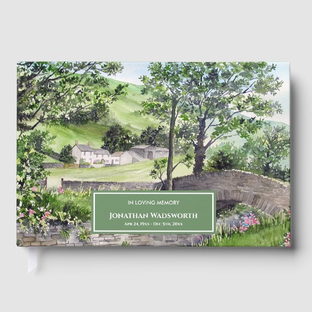 Farmhouse in St Johns in the Vale Lake District Guest Book (Front)