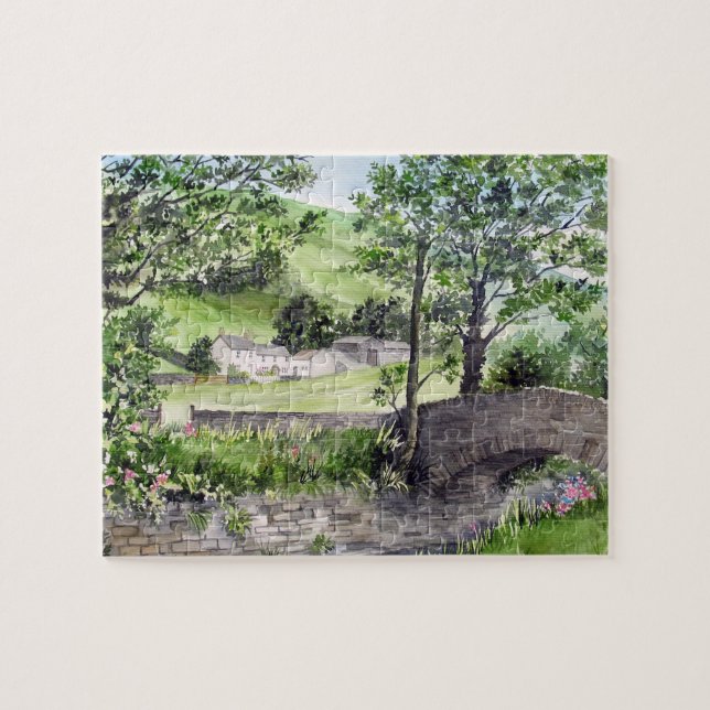 Farmhouse in St Johns in the Vale Lake District Jigsaw Puzzle (Horizontal)