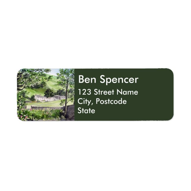 Farmhouse in St Johns in the Vale Lake District Label (Front)