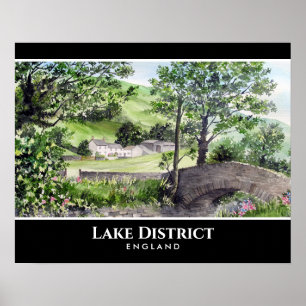 Farmhouse in St Johns in the Vale Lake District Poster