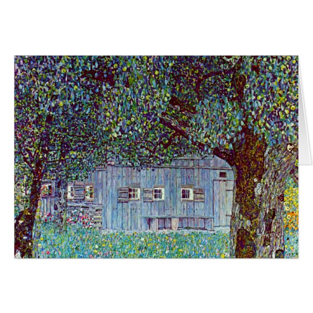 Farmhouse in Upper Austria by Gustav Klimt (Front Horizontal)