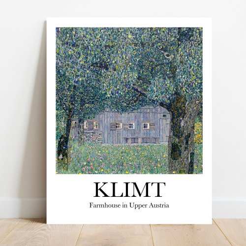 Farmhouse in Upper Austria by Gustav Klimt Poster
