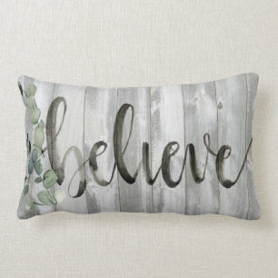 Farmhouse Inspiration - Believe Lumbar Pillow