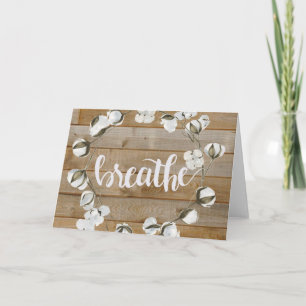 Farmhouse Inspiration - Breathe Card