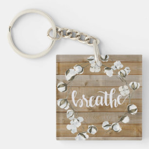 Farmhouse Inspiration - Breathe Keychain