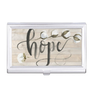 Farmhouse Inspiration -Hope Business Card Case