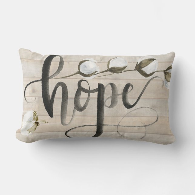 Farmhouse Inspiration -Hope Lumbar Pillow (Front)