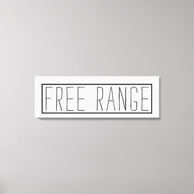 Farmhouse Inspired Free Range Kitchen Decor (Front)