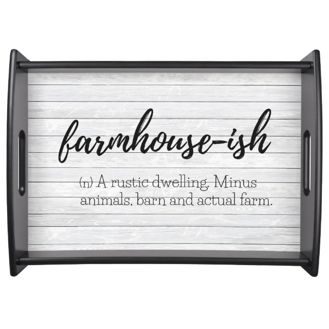 Farmhouse-ish Serving Tray (Front)