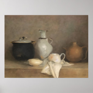 Farmhouse kitchen print - still life painting