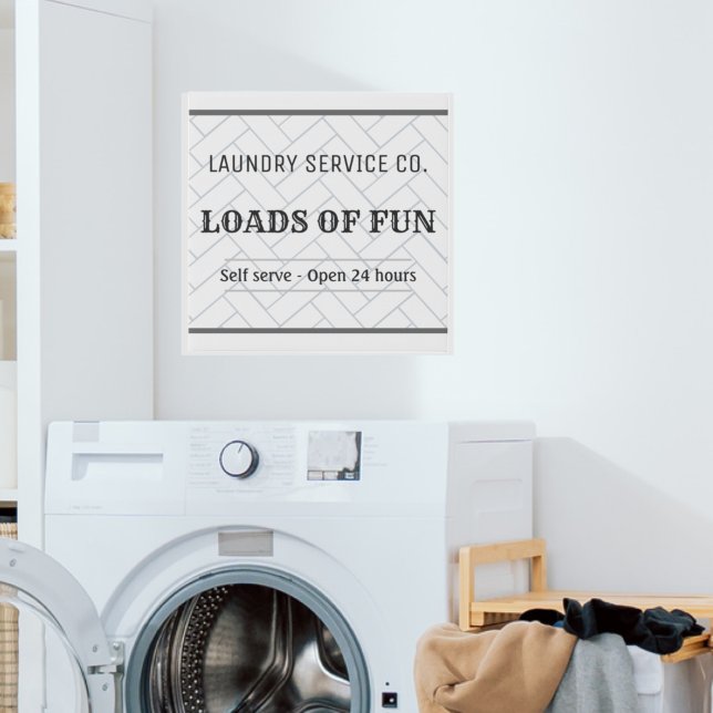 Farmhouse Laundry Room Custom Faux Canvas Print (Creator Uploaded)