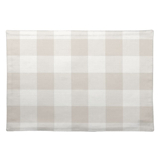 Farmhouse Linen Buffalo Check Placemat (Front)