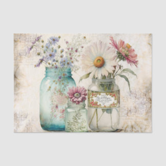 Farmhouse Mason Jars  Tissue Paper