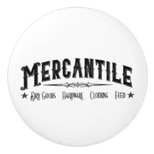 Farmhouse Mercantile Vintage Sign Drawer Pull