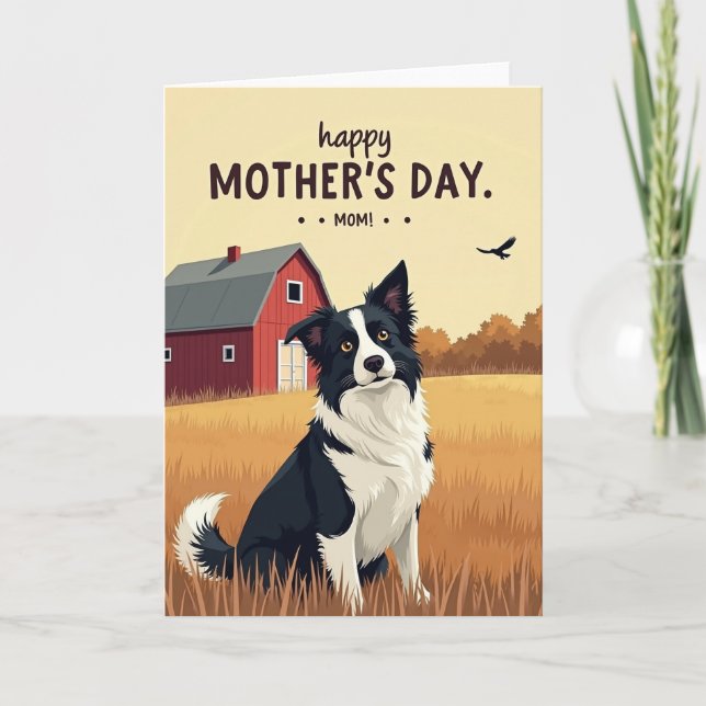 Farmhouse Mothers Day Scene Card (Front)