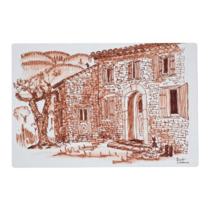 Farmhouse Near Grasse   Provence, France Placemat