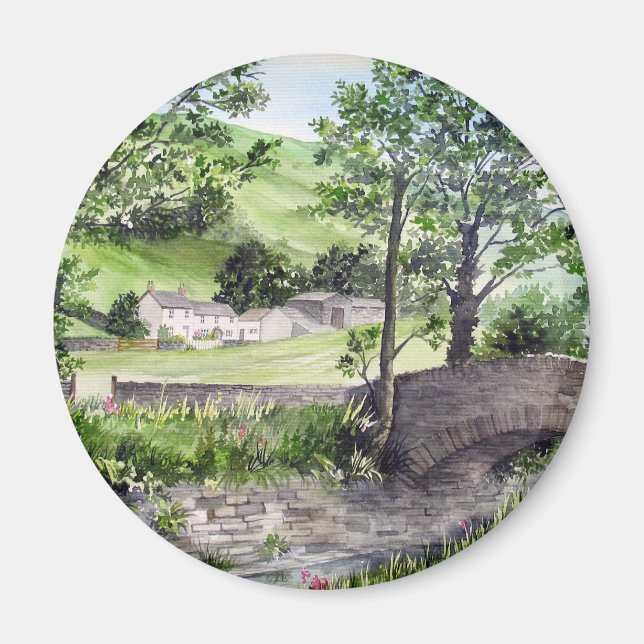 Farmhouse near Thirlmere, Lake District, England Magnet (Front)