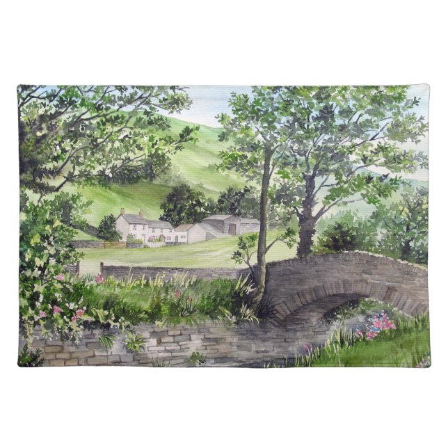Farmhouse near Thirlmere, Lake District, England Placemat (Front)