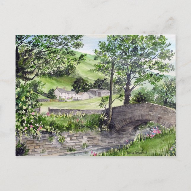 Farmhouse near Thirlmere, Lake District, England Postcard (Front)