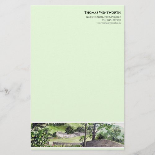 Farmhouse near Thirlmere Lake District England Stationery