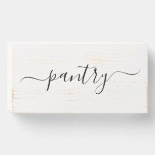 Farmhouse Pantry Kitchen Wooden Box Sign