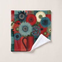 Farmhouse Patchwork Blue Berry Bouquet
