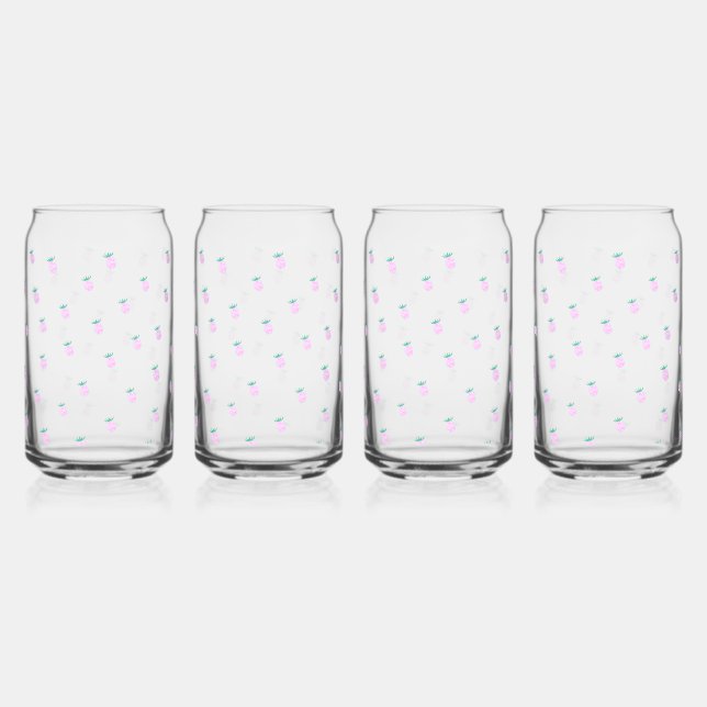 Farmhouse Pineapple Oasis Can Glass (Front)