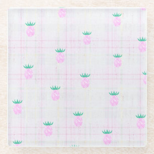 Farmhouse Pineapple Oasis Glass Coaster