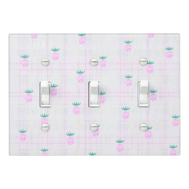 Farmhouse Pineapple Oasis Light Switch Cover (In Situ)