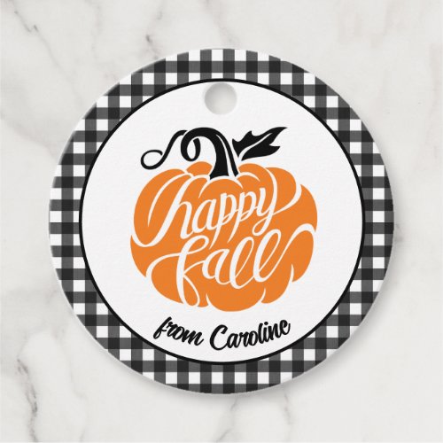 Farmhouse Pumpkin Patch Favor Tags