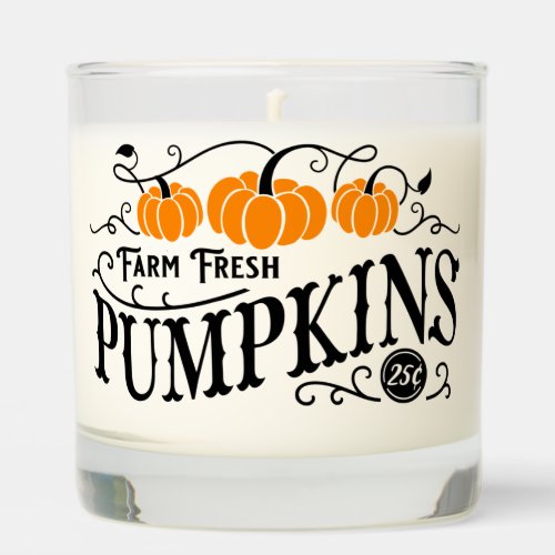 Farmhouse Pumpkin Patch  Scented Candle