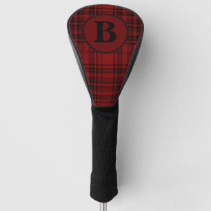 FARMHOUSE RED GINGHAM CHECKERED PLAID   GOLF HEAD COVER