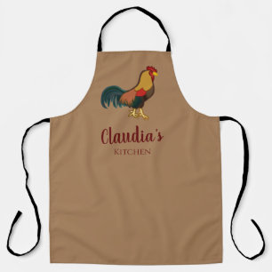 Farmhouse Rooster Country Kitchen Apron