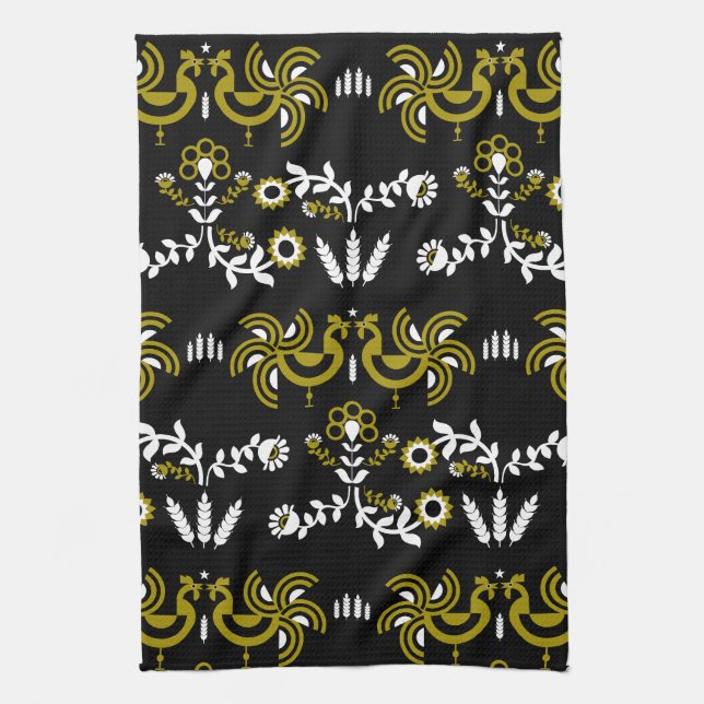 Farmhouse Rooster Countryside Home Decor Kitchen Towel (Vertical)