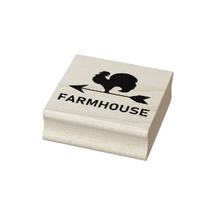 FARMHOUSE RUBBER STAMP