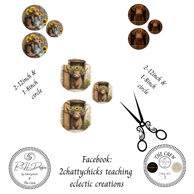 Farmhouse Rustic Barn Sunflowers Decoupage  Wrapping Paper Sheets (Creator Uploaded)